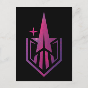 Geekerella Starfield Logo Postcard
