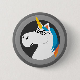 Geekicorn 6 Cm Round Badge