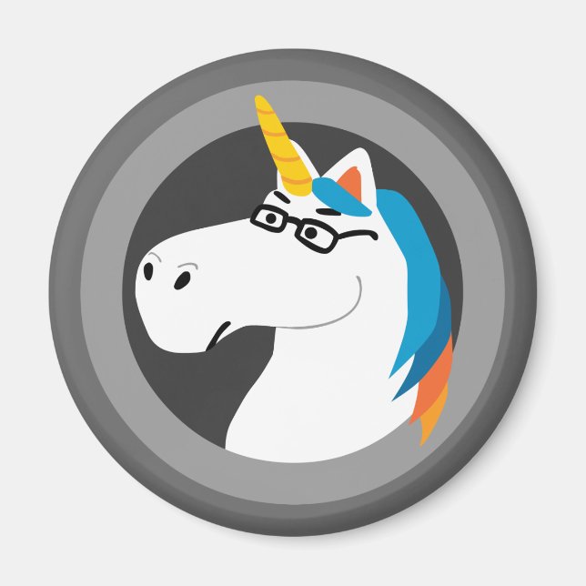 Geekicorn Magnet (Front)