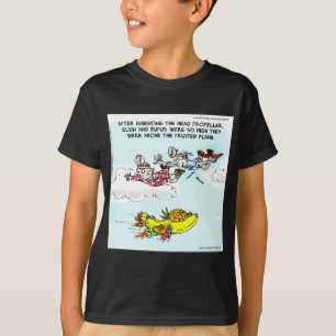 Geeks Above Fruited Plane Funny T-Shirt