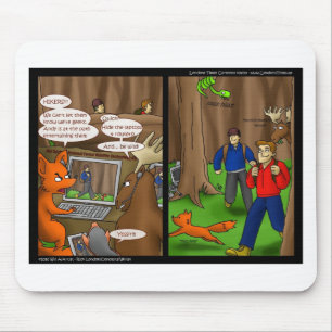 Geeks Are Wild Animals Funny Tees Cards & Gifts Mouse Mat