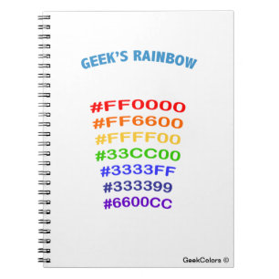 Geek's Rainbow Notebook