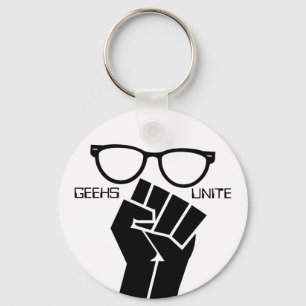 Geeks Unite! Keychain