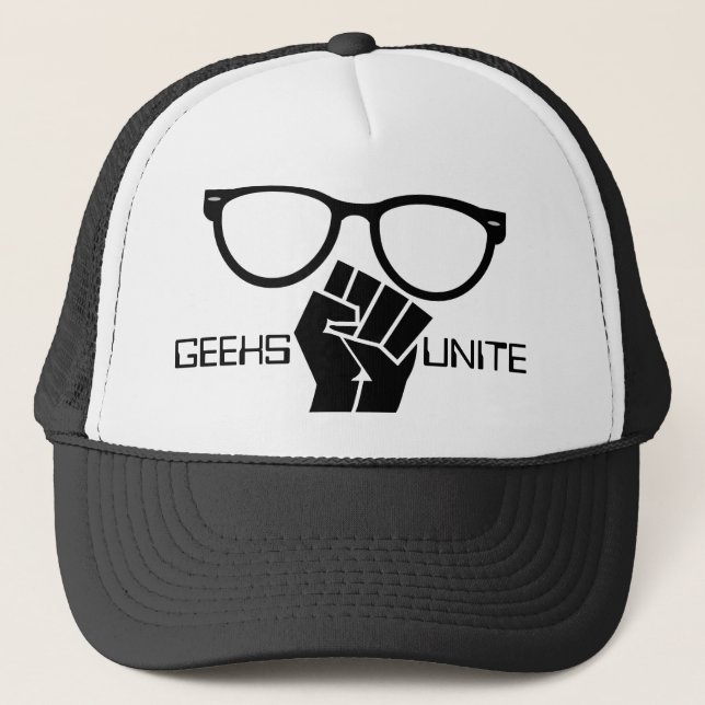 Geeks Unite! Trucker Hat (Front)