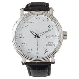 geeky and nerdy math formula equations watch