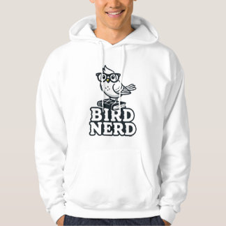 Geeky Bird Nerd Bird Design Hoodie