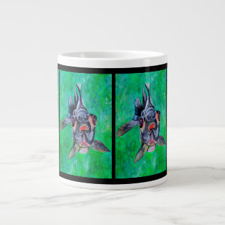 Geeky Blackmoor Goldfish With Telescopic Eyes Large Coffee Mug