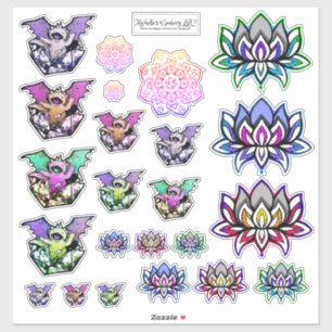 Geeky Chic Sticker Sheet