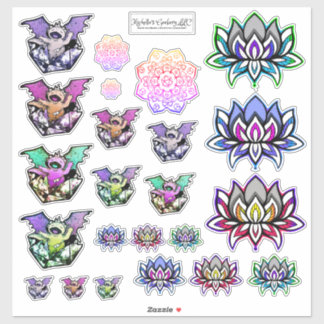 Geeky Chic Sticker Sheet