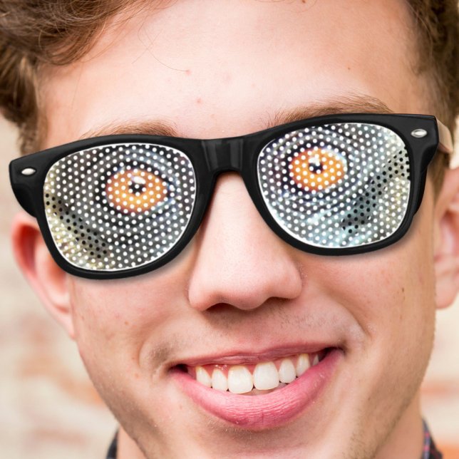 geeky funny monkey eyes retro sunglasses (geeky funny monkey eyes retro sunglasses)