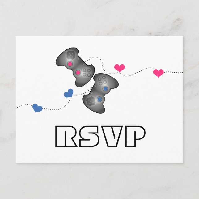 Geeky Gamers RSVP Postcard (Front)
