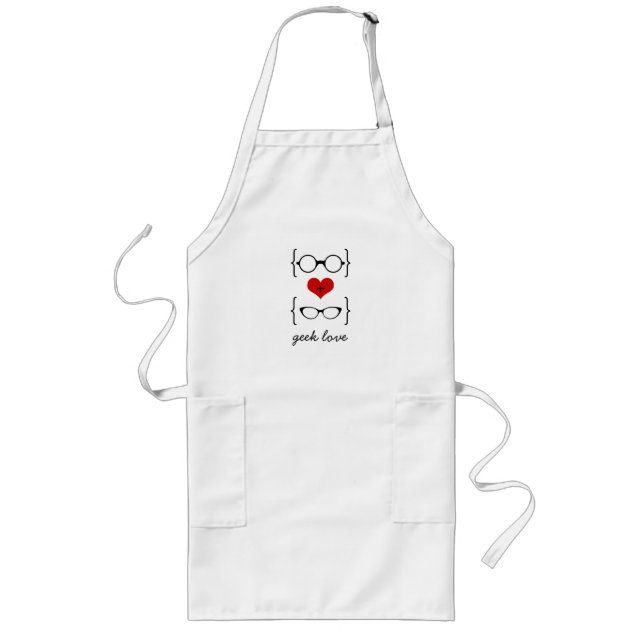 Geeky Glasses Apron (Front)