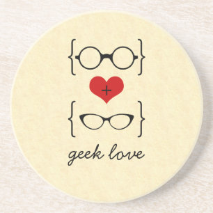 Geeky Glasses Coaster