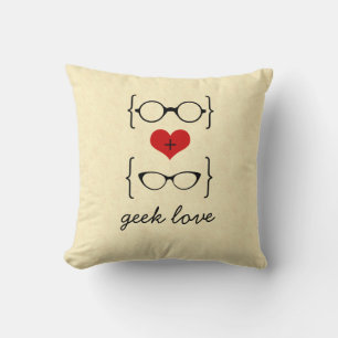 Geeky Glasses Pillow