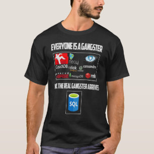 Geeky It Computer Nerd Everyone Is Gangstar T-Shirt