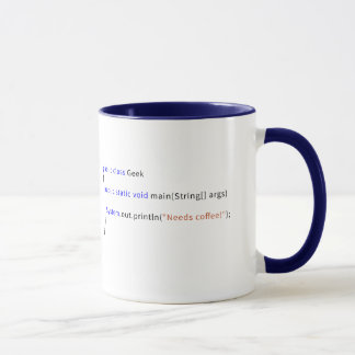 Geeky Java Mug for Devs