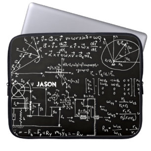 Geeky Math Mathematics Personalised Laptop Sleeve
