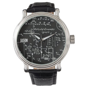 Geeky Math Mathematics Personalised Watch