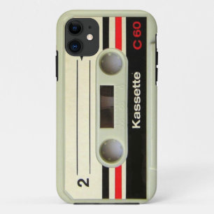 Geeky nerdy 1980s cassette retro cassette tape iPhone 11 case