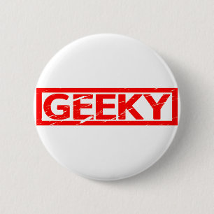 Geeky Stamp 6 Cm Round Badge