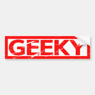 Geeky Stamp Bumper Sticker