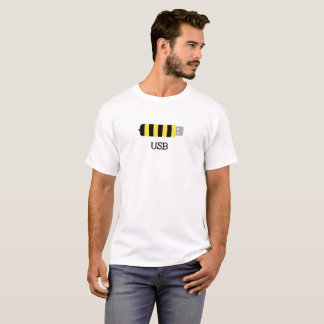 Geeky USB Illustrated Pun Nerd Shirt