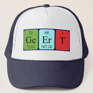 Geert periodic table name hat