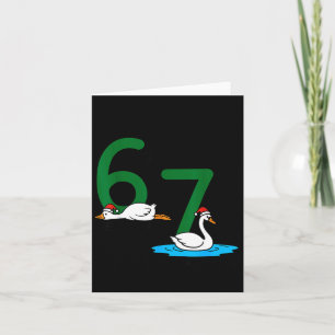 Geese A Laying Swans A Swimming 67 Six Geese Seven Card