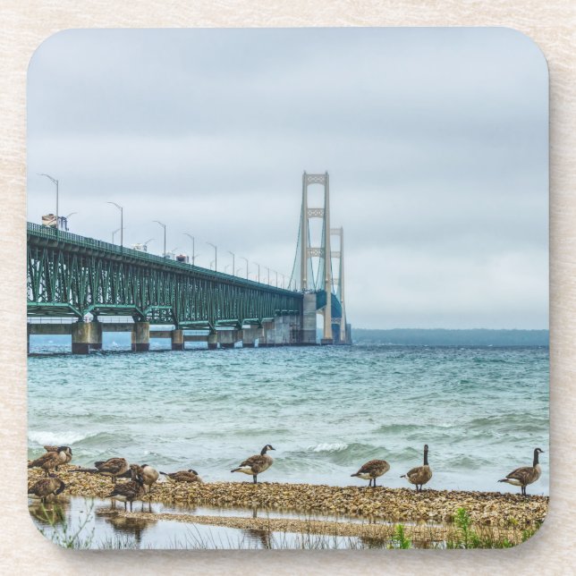Geese At Mighty Mac Coaster (Front)