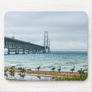 Geese At Mighty Mac Mouse Mat