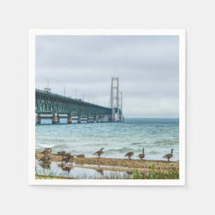 Geese At Mighty Mac Napkin