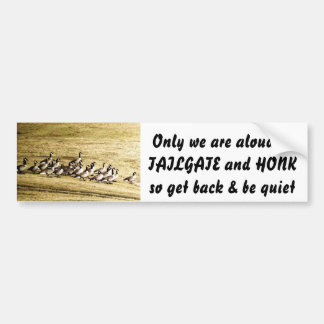 Geese Bumper Sticker