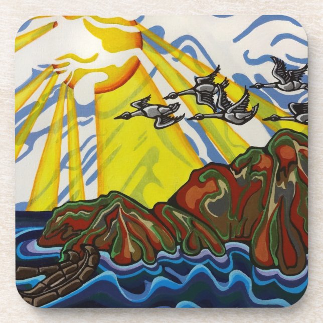 Geese Coaster Set of 6 (Front)