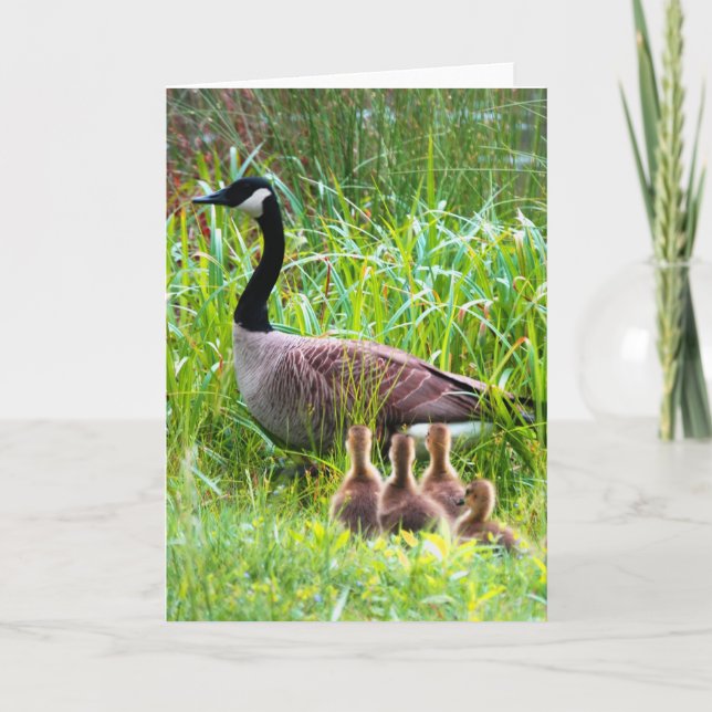Geese Crossing Card (Front)
