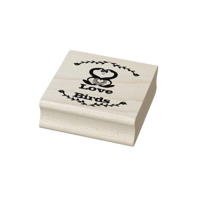 Geese Family Silly Goose Love Birds  Rubber Stamp (Stamp)