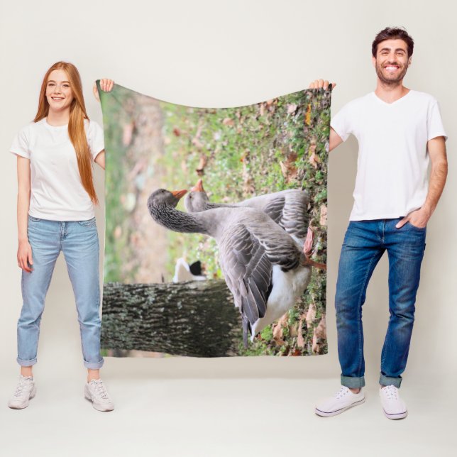 Geese  fleece blanket (In Situ)