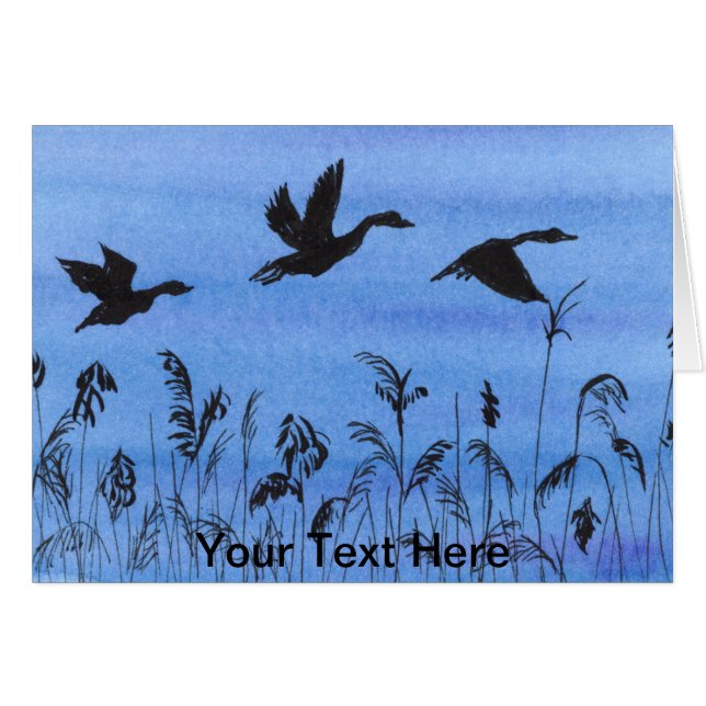 Geese in Flight (Front Horizontal)