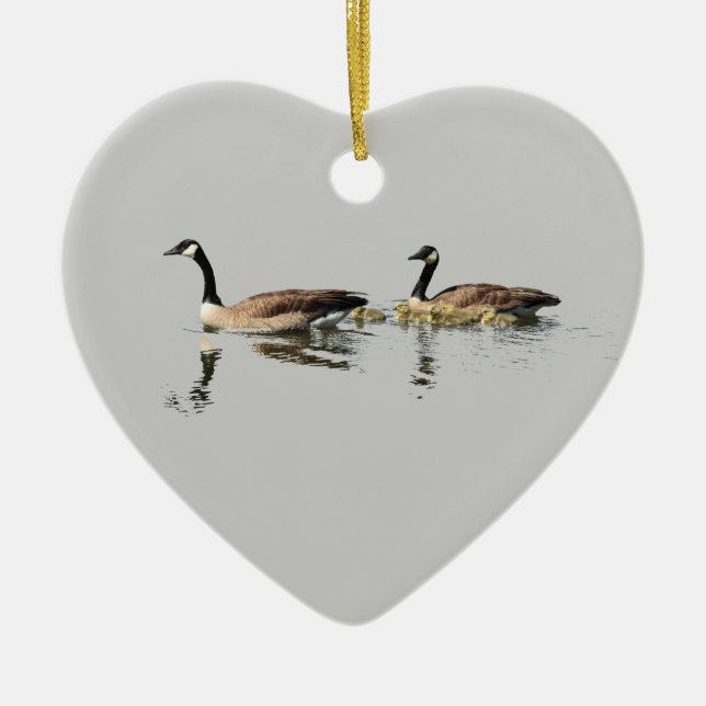 Geese Love Ornament (Front)