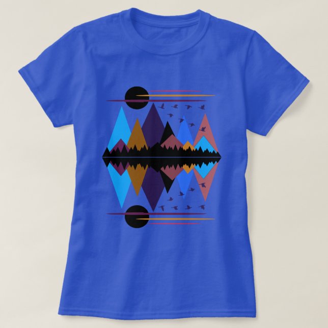 Geese On The Wing T-Shirt (Design Front)