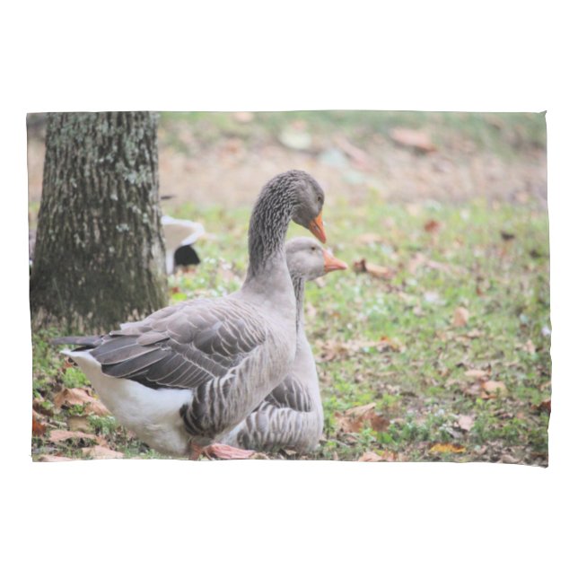 Geese   pillowcase (Front)