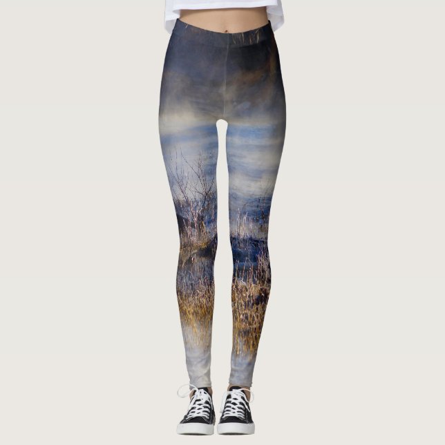 Geese Taking A Break Leggings (Front)