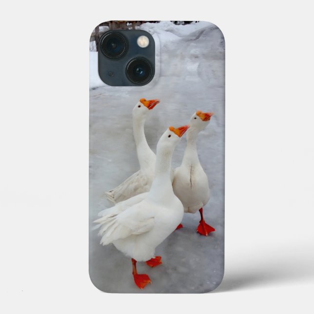 Geese white Case-Mate iPhone case (Back)