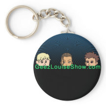 Geez Louise Group Dark Keychain