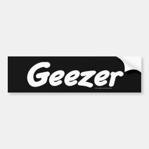 Geezer Bumper Sticker