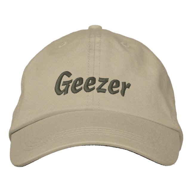 Geezer Embroidered Cap / Hat (Front)