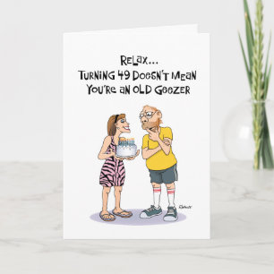 Geezer's 49th Birthday Card