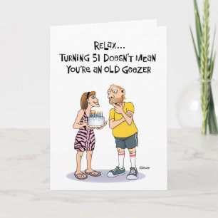 Geezer's 51st Birthday Card