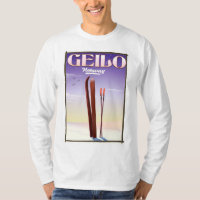 Geilo , Norway ski travel poster