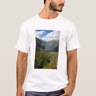 Geiranger Fjord landscape, Norway T-Shirt