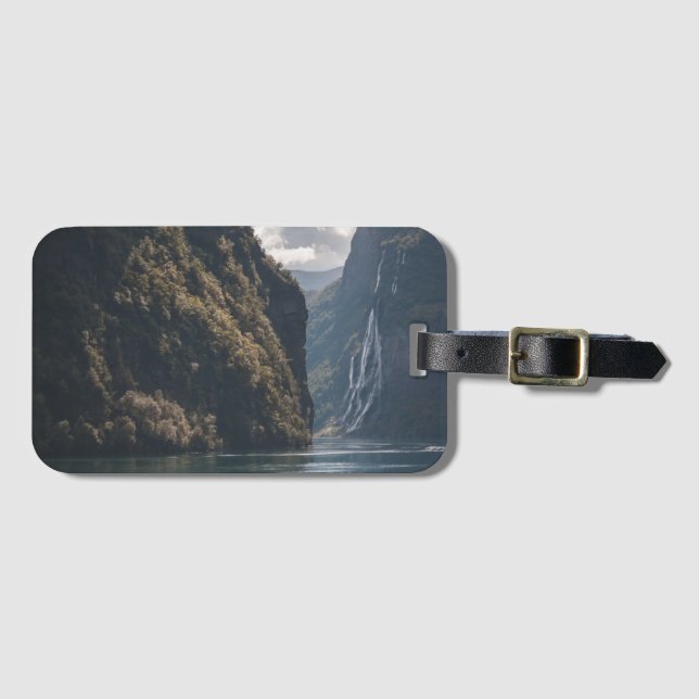Geiranger Fjord Norway Luggage Tag (Front Horizontal)